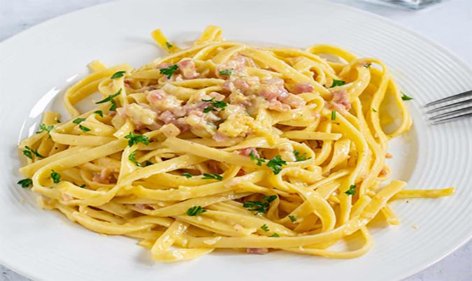 FETTUCINE CARBONARA