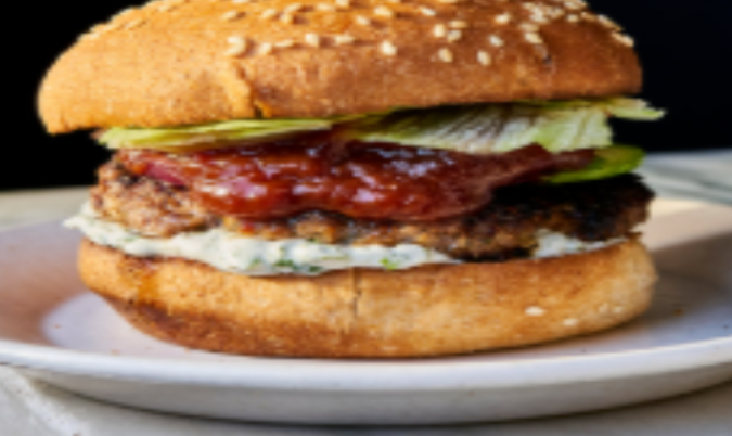 Meat Kebab Burger
