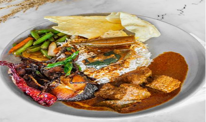 Basic Nasi Kandar with Two Meats