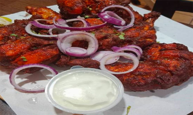 Tandoori Fried Chicken Biryani