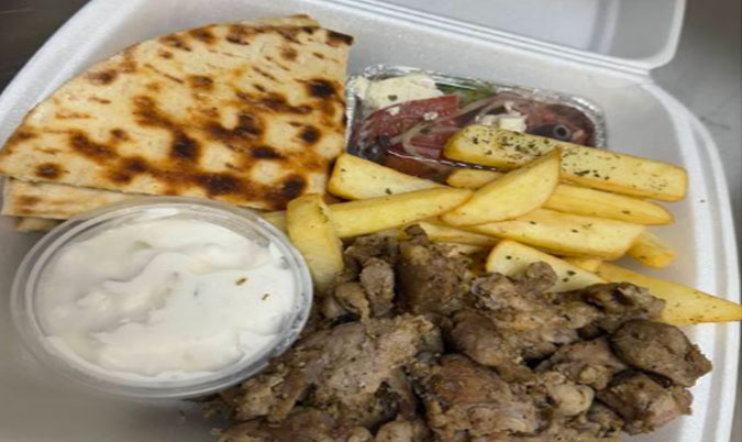 Lamb - Yiros Open Plate