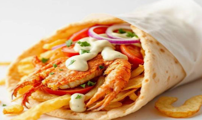 Soft-shell Crab Yiros