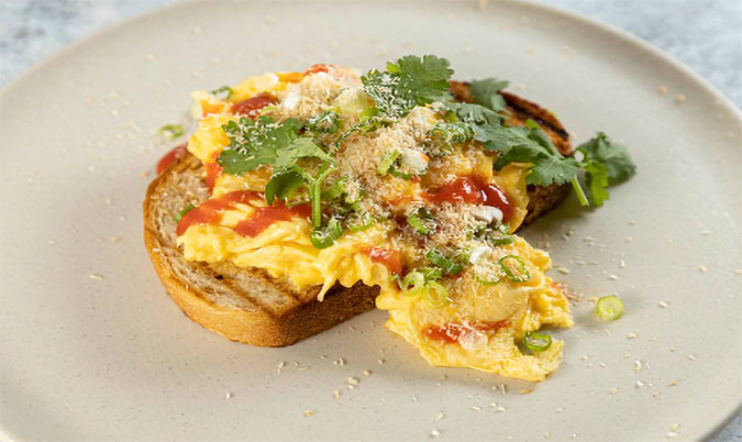Chilli scrambled eggs