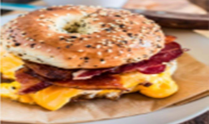 Bacon and Egg Bagel