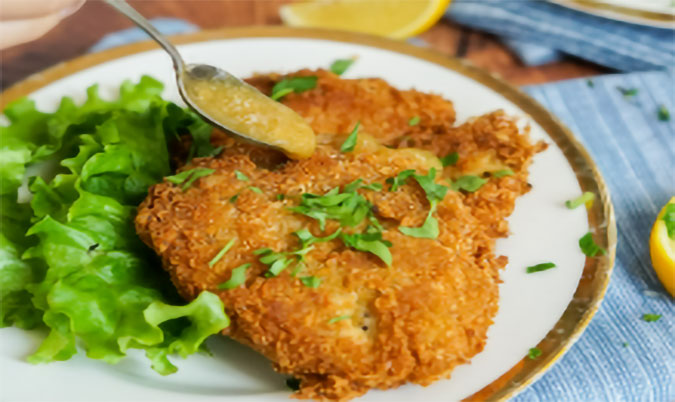 Vegetarian Schnitzel (V)