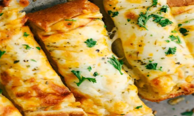 Cheesy garlic bread