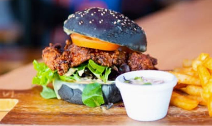 Sriracha Maple Chicken Burger