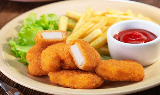 Chicken Nuggets And Chips