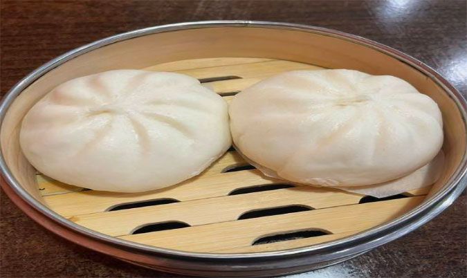 Steamed Red Bean Bun (2 pcs)