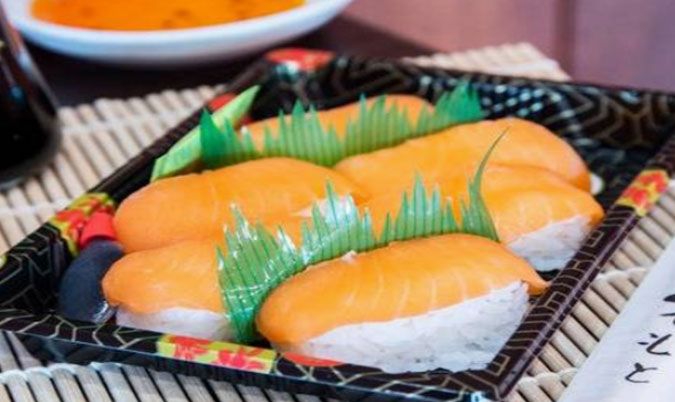 Raw Salmon Nigiri