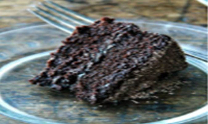 Sponge Cake (Slice) Double Choc