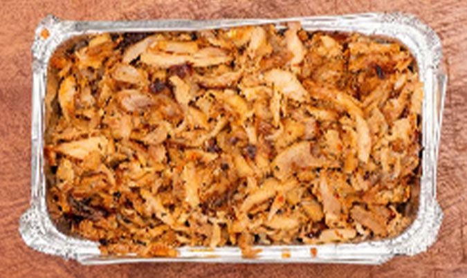 Take Away Meat in Containers