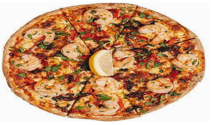 Garlic Prawns Pizza