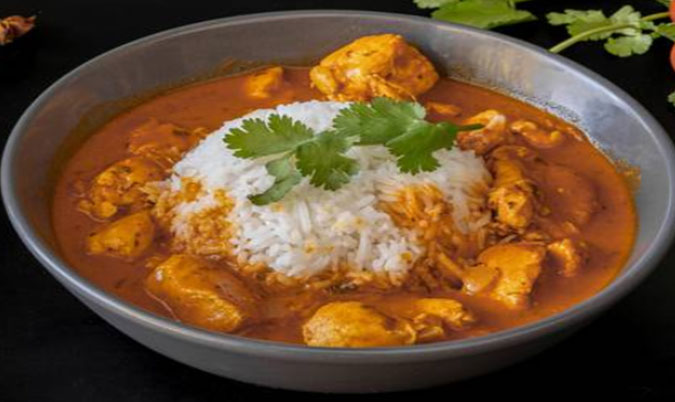 Butter Chicken and Rice