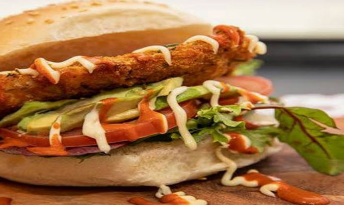 Chicken Schnitzel burger