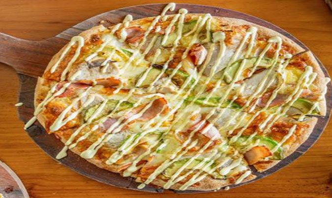 Chicken Hollandaise Pizza