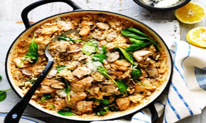 Chicken and Mushroom Risotto (GF)