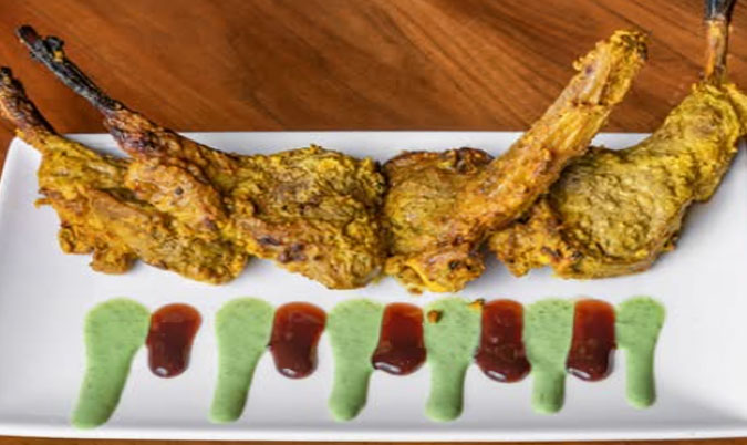 Chargrilled Tandoori Prawns Jhinga