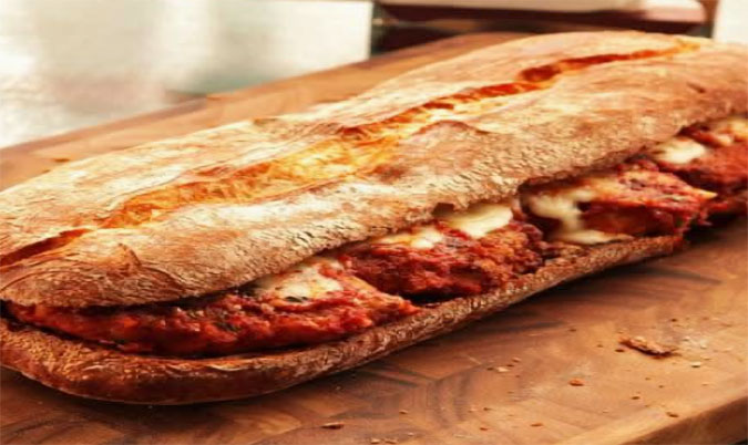 Chicken Parmagiana Roll with Chips and Drink