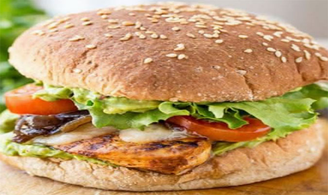 BBQ Chilli Chicken Burger with Chips and Drink