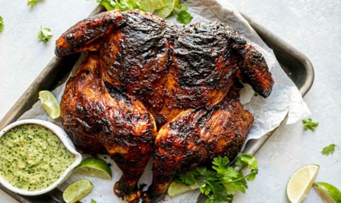 Whole Charcoal Chicken Rice