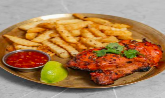 Kids Tandoori Chicken and Chips