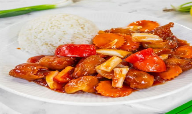 Sweet and sour chicken