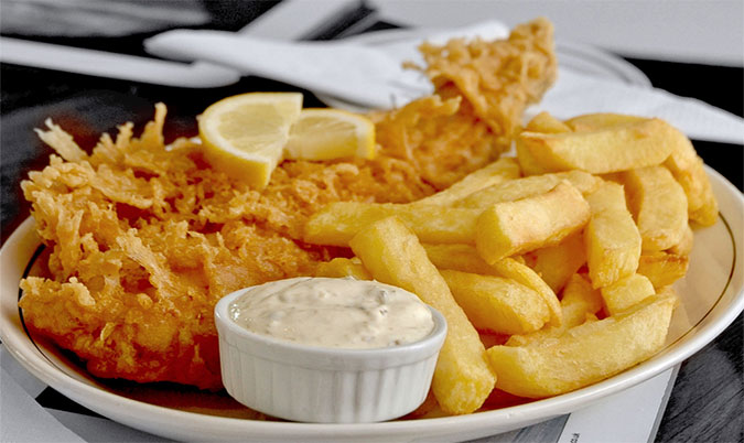Fish & Chips on Side)