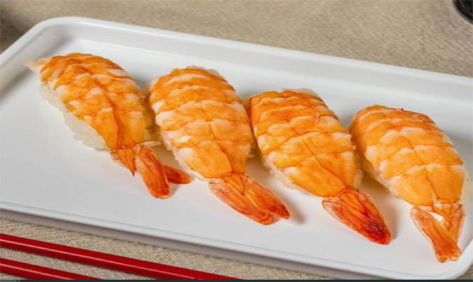 Prawn nigiri