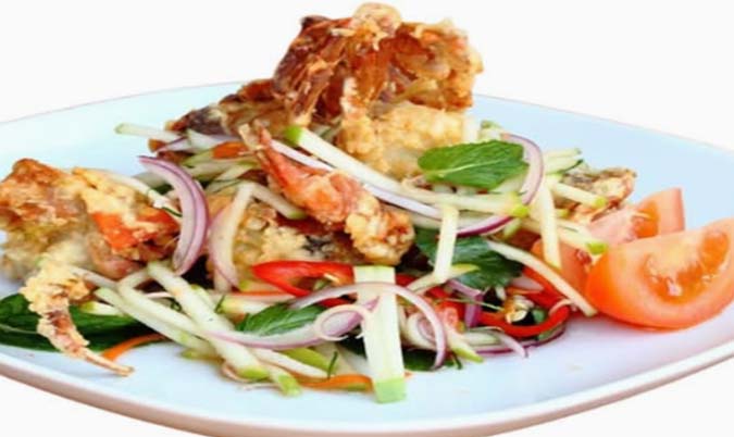 Soft Shell Crab Salad