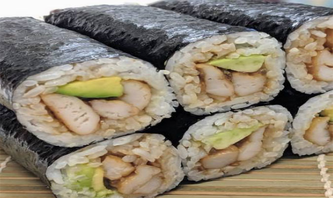 Teriyaki Chicken Sushi Roll - GF