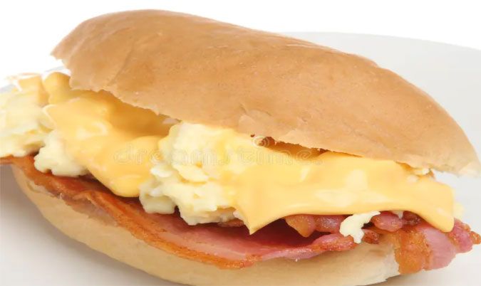 Egg & Bacon Roll