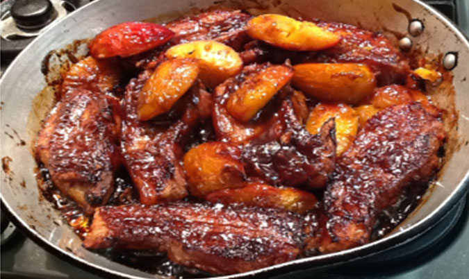 Pork Spare Ribs with Plum Sauce