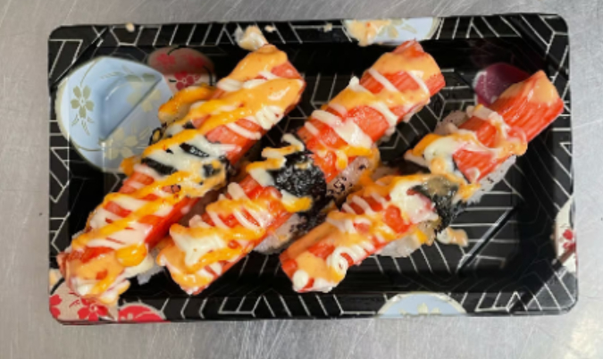 Spicy crab nigiri