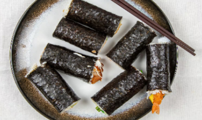 Sushi Combo Rolls with Miso Soup