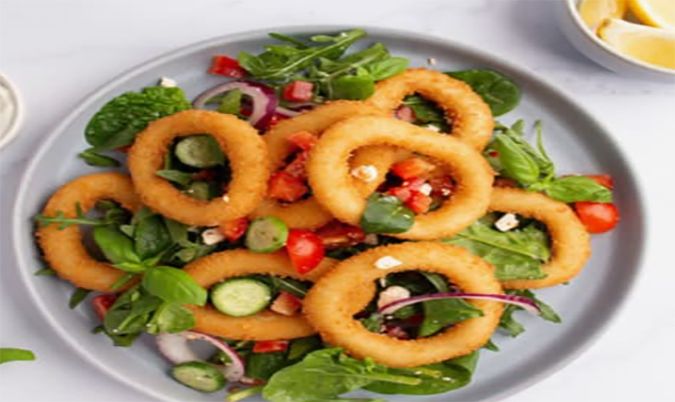 Calamari Rings & Salad