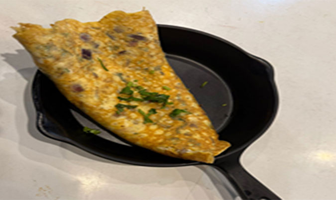 Onion & Chilli Omelette