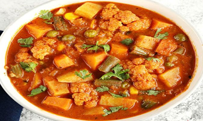 Mixed Vegetable Curry (V)