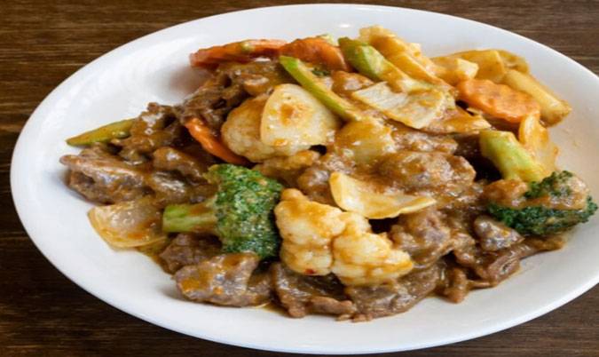 GF Satay Chicken, Fish, or Calamari