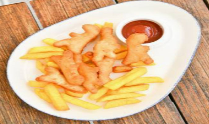 Chicken Nuggets and Chips