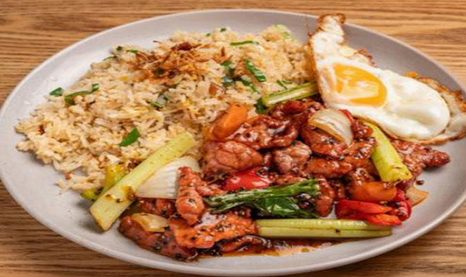 Stir-fry Beef w/ Black Pepper Sauce