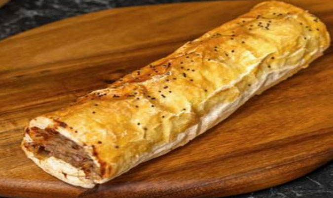 Bacon, Cheese and Sausage Roll