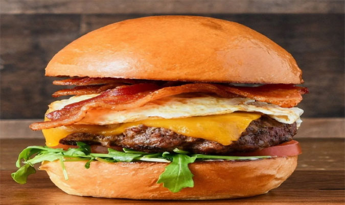 EGG & BACON BURGER
