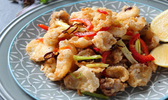 Crispy Salt and Pepper Calamari