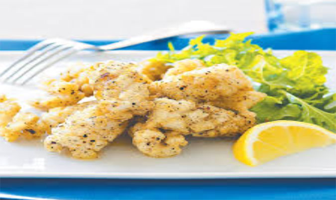 Lime and Pepper Calamari