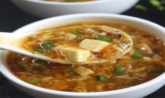 Hot & Sour chicken soup