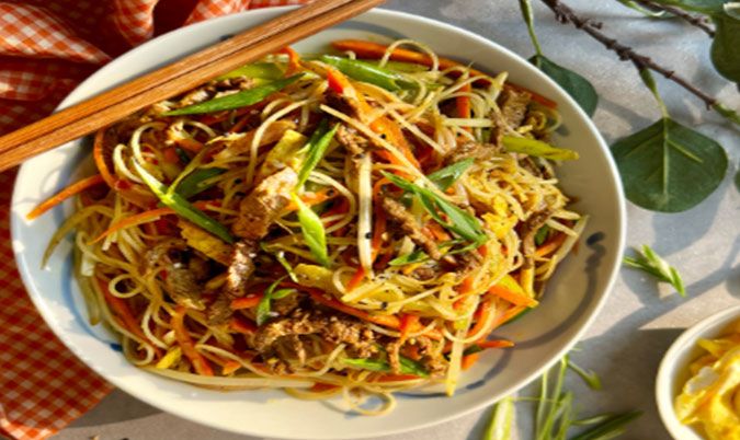 Singapore Noodles Beef