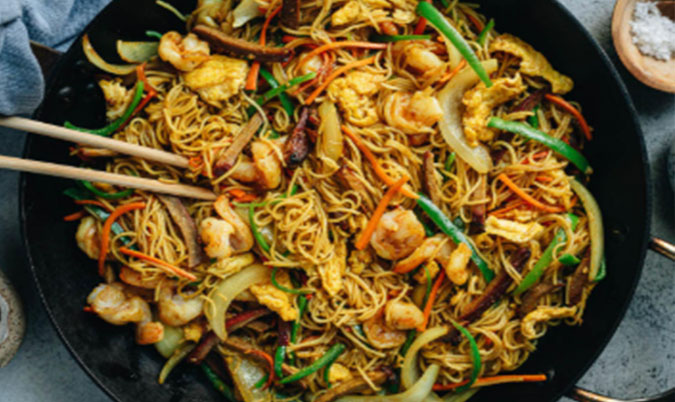 Singapore Noodles Combo