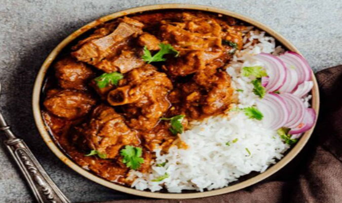 Lamb Korma with Steam Rice