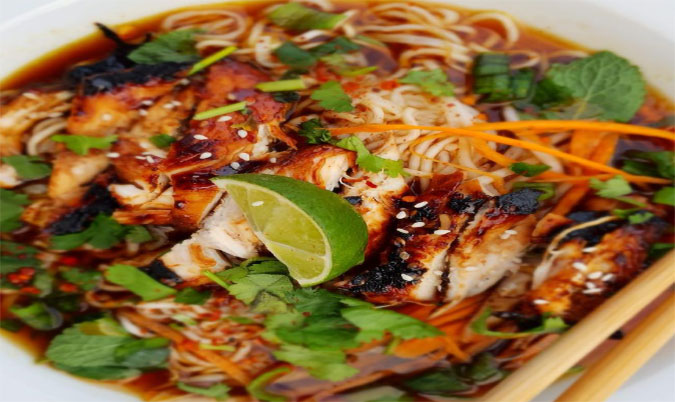 Teriyaki Chicken Noodle Soup